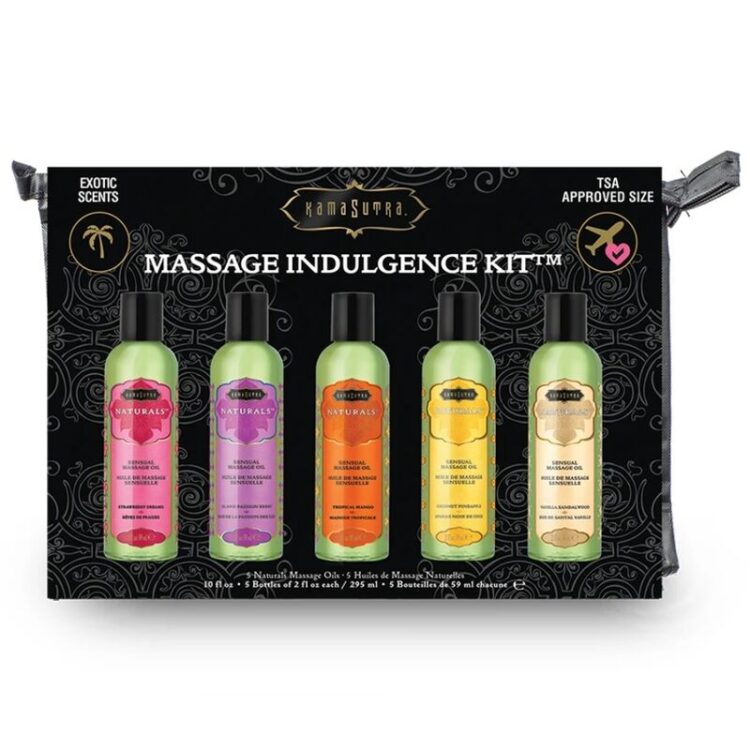 Kamasutra Indulgence Massage Oil Kit 5 kamasutra indulgence massage oil kit 33702
