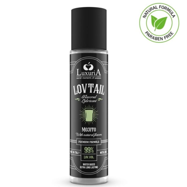 Luxuria Water Based Lovtail Lubricant Mojito 60 ml 5 luxuria water based lovtail lubricant mojito 60 ml 38351