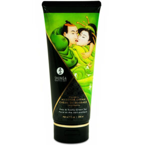 Shunga Massage Cream Kissable Pear And Exotic Green Tea 200ml 697309041119