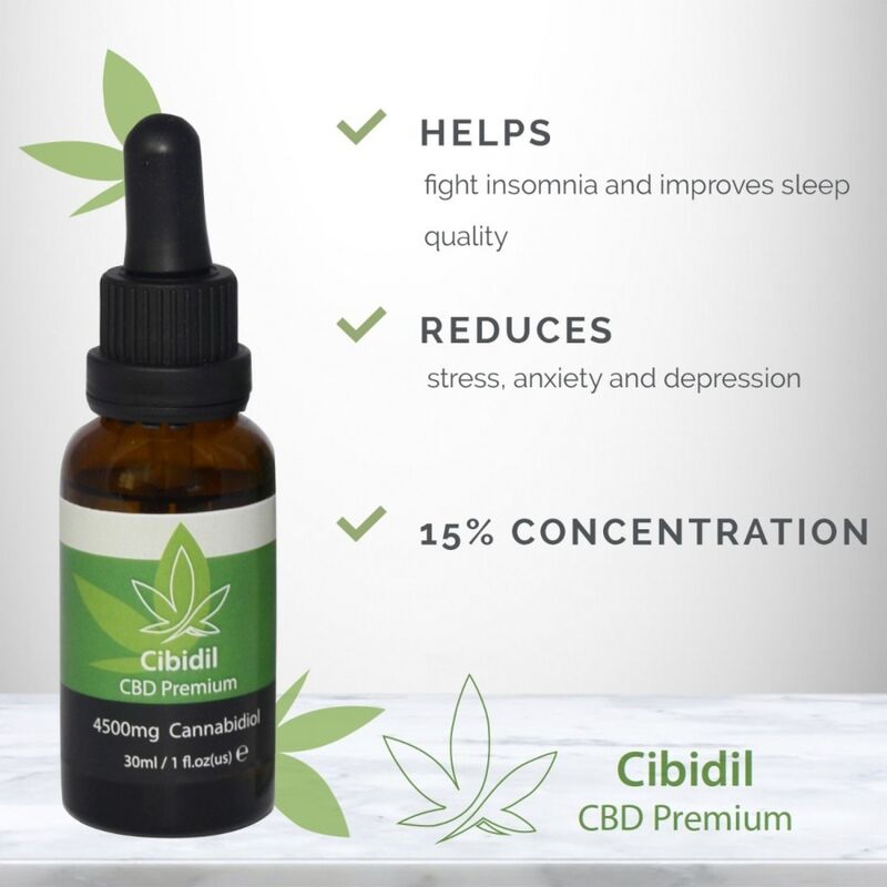 Dầu CBD 15% 30 ml Cibidil Relaxing 500Cosmetics 3 500 Cosmetics Cibidil Relaxing Cbd Oil 15 % 30 ml 8436566188173