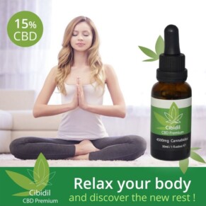 Dầu CBD 15% 30 ml Cibidil Relaxing 500Cosmetics 7 8436566188173