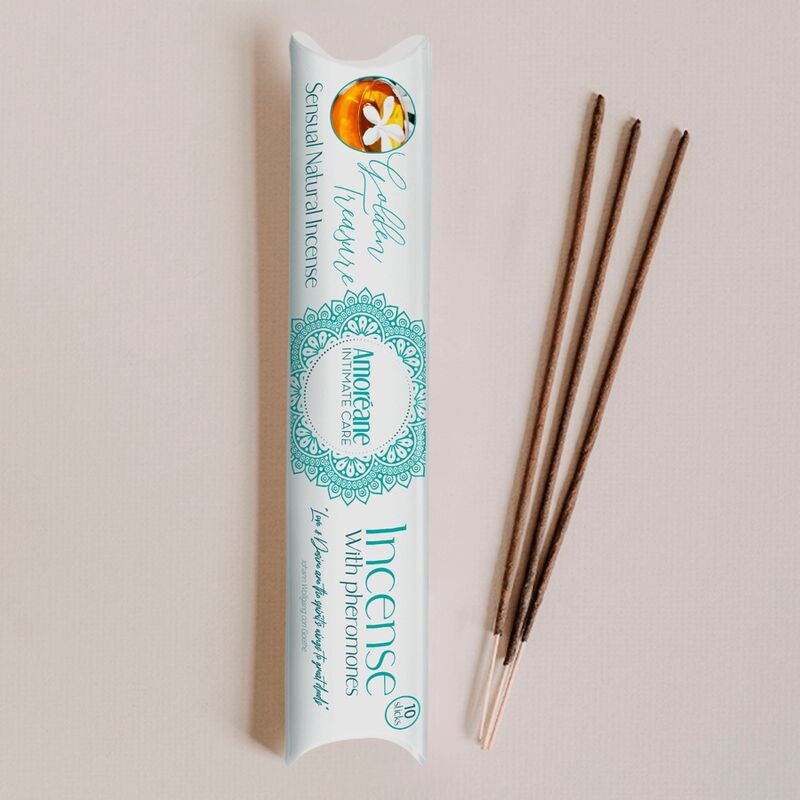 Nhang Thơm Amoreane Hương Nhài Pheromone 2 Amoreane Golden Treasure Incense With Pheromones Jasmine Aroma