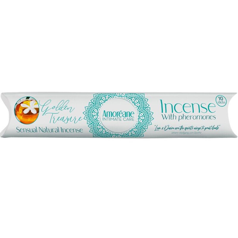 Nhang Thơm Amoreane Hương Nhài Pheromone 10 amoreane golden treasure incense with pheromones jasmine aroma 45827 3