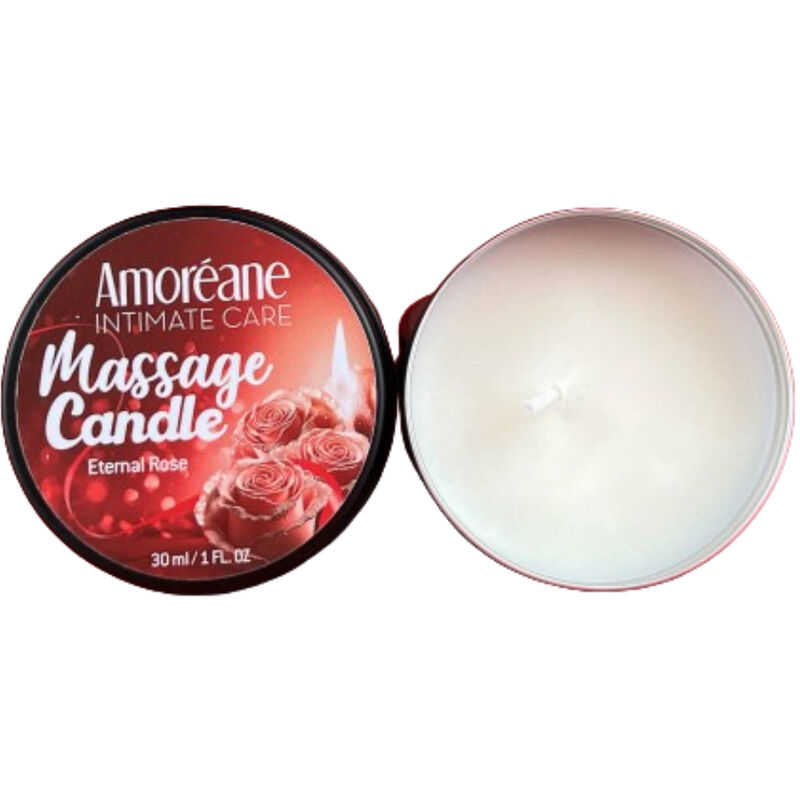 Nến massage Amoreane Hoa Hồng Vĩnh Cửu 30 ml 2 Amoreane Massage Candle Eternal Rose 30 ml