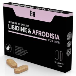 Viên uống tăng khoái cảm cho nữ Black Bull Libidine & Afrodisia Intense Pleasure 10 viên 8435566040726