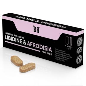 Black Bull Libidine & Afrodisia Thoải Mái Intense Pleasure Cho Nữ 4 Viên 8435566040795