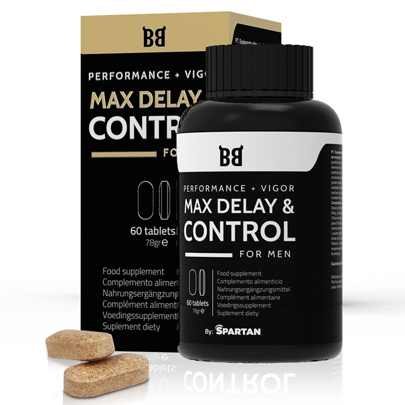 Viên uống tăng cường sinh lý nam Black Bull Max Delay & Control 60 viên 6 black bull max delay control maximum performance for men 60 capsules 44097 1