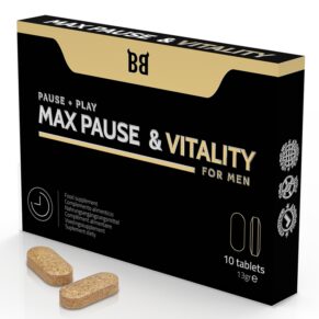 Viên uống tăng cường sinh lý nam Black Bull Max Pause & Vitality Retardant 10 viên 8435566040696