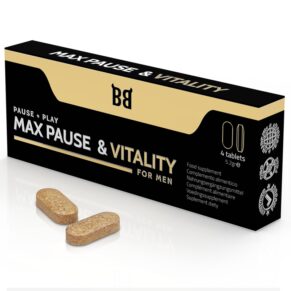 Viên uống tăng cường sinh lý nam Black Bull Max Pause & Vitality Retardant 4 viên 8435566040771