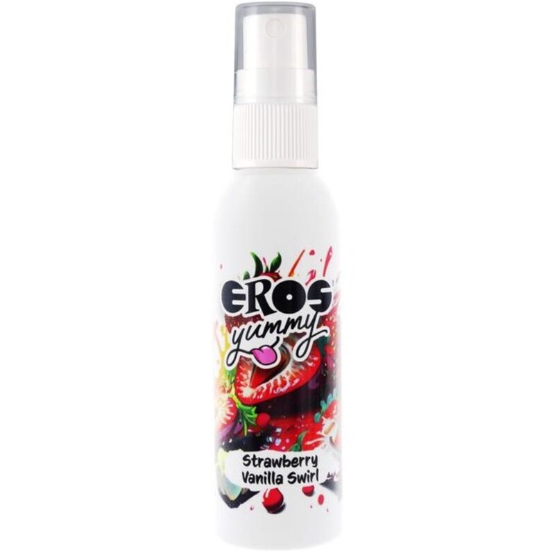 Sản phẩm xịt cơ thể Eros hương dâu vani 50 ml 6 eros yummy spray corporal strawberry vainilla swirl 50 ml 47908