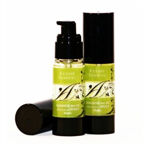 Dầu massage hiệu ứng nhiệt Extase Sensual với pheromone Mojito 30 ml 8436533092649