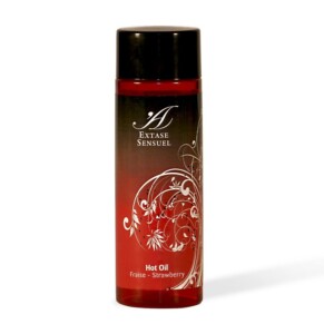 Dầu kích thích nóng Extase Sensual dâu tây 100 ml 8436533093967