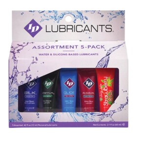 Gel bôi trơn ID Juicy Lube Assorted 5X 12 ml 761236100055