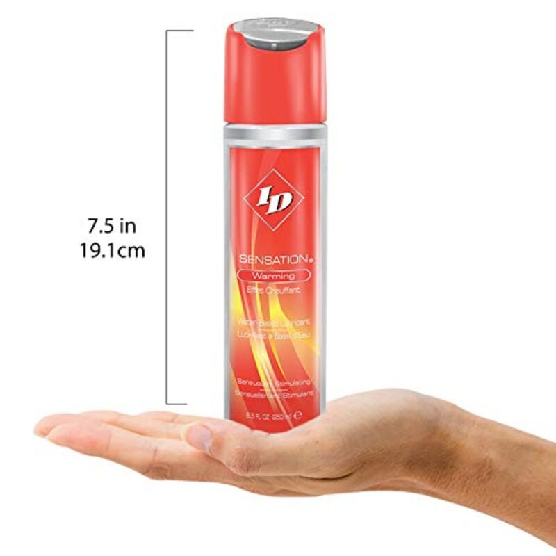 Gel bôi trơn gốc nước Id Lubricantes hiệu ứng nóng 250 ml 2 Id Sensation Water Based Lubricant With Heat Effect 250 ml