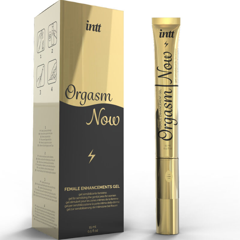 Gel bôi trơn kích thích âm đạo Intt với bộ dụng cụ rung 2 Intt Lubricants Intense Vaginal Stimulating Gel With Vibrator Applicator