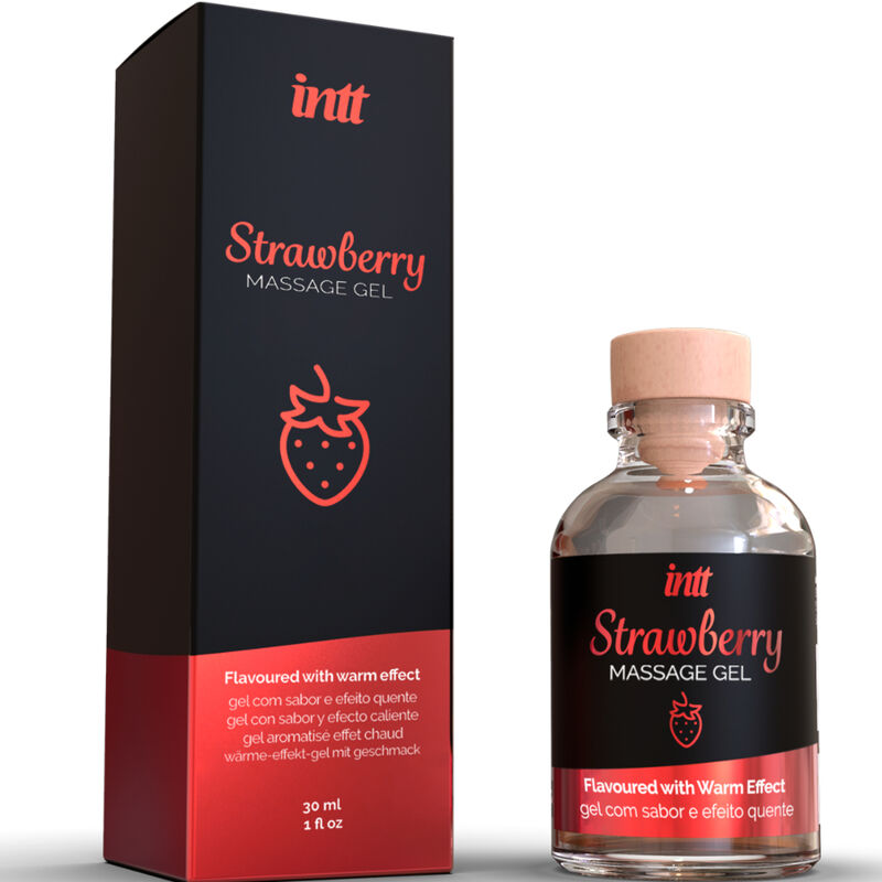 Gel Massage và Oral Sex Hương Dâu Intt 2 Intt Massage & Oral Sex Hot Effect Strawberry Flavor Massage Gel