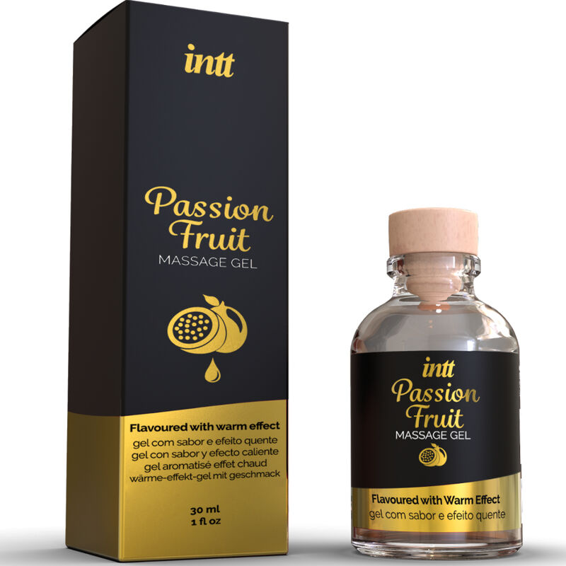 Gel Massage Nóng Hương Chanh Dây Intt 2 Intt Massage & Oral Sex Passion Fruit Flavored Massage Gel With Heat Effect