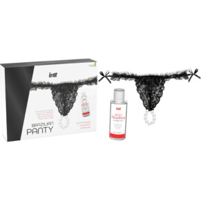Gel bôi trơn Intt Brazil với dải đen và ngọc trai 50 ml 6 Intt Releases Brazilian Black Panty With Pearls And Lubricant Gel 50 ml 5600781416127