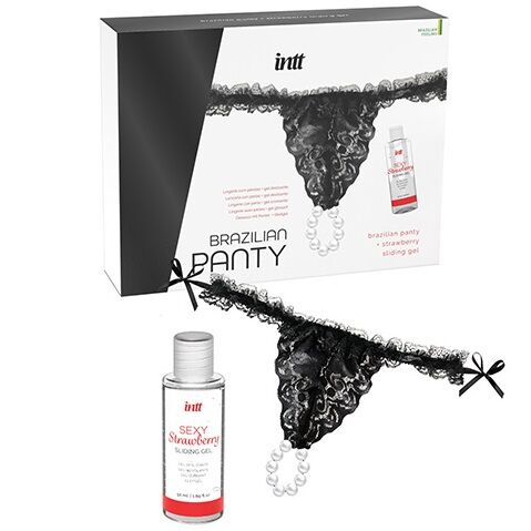 Gel bôi trơn Intt Brazil với dải đen và ngọc trai 50 ml 4 5600781416127