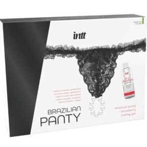 Gel bôi trơn Intt Brazil với dải đen và ngọc trai 50 ml 5600781416127