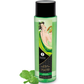 Gel Tắm & Gội Shunga Hương Bạc Hà 370 ml 697309065269