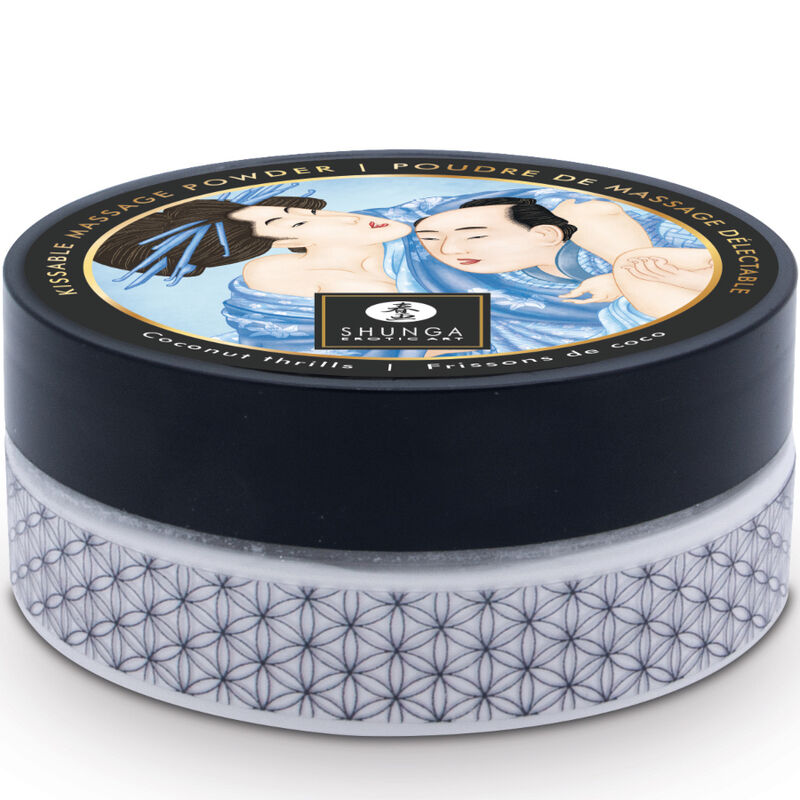 Bột Massage Dừa Ăn Được Shunga 2 Shunga Edible Coconut Massage Powder Kit