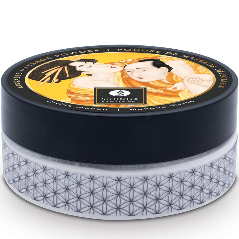 Bột massage ăn được Shunga vị xoài 2 Shunga Edible Massage Powder Kit Mango
