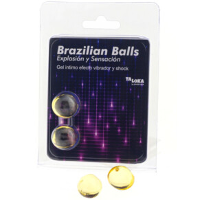 Gel Kích Thích Hiệu Ứng Rung & Sốc Taloka 2 Bóng Tình Dục Brasil 8412345047381