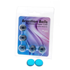 Gel kích thích lạnh Taloka 5 viên bi Brasil của Diverty Sex 8412345047541