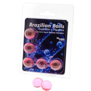 Gel kích thích hiệu ứng rung Balls Brazil Taloka 5 Diverty Sex 8412345047626