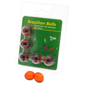 Gel Intim Taloka 5 Viên Bi Brazilian Dâu Tây & Anh Đào 8412345047503
