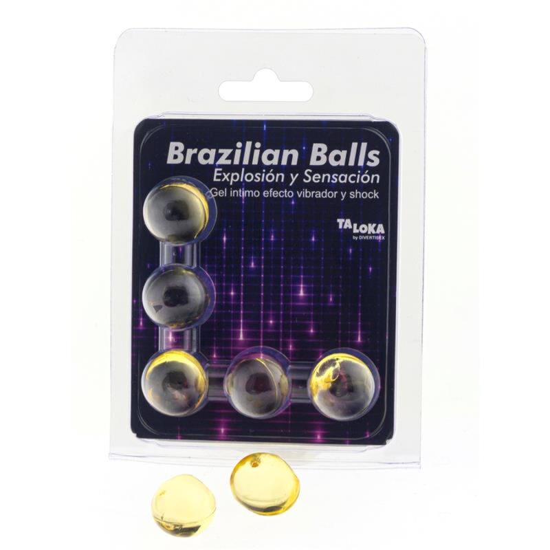 Gel Kích Thích Hiệu Ứng Rung & Sốc 5 Quả Bóng Brazil Taloka của Diverty Sex 6 taloka 5 brazilian balls vibrating shock effect exciting gel 40731