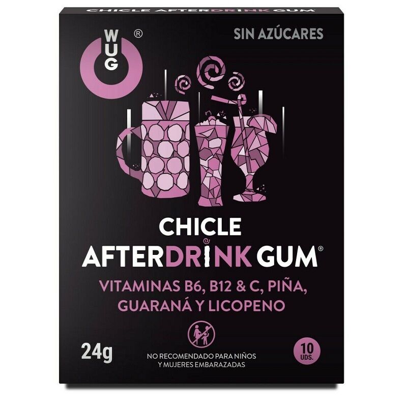 Viên uống giảm đau đầu Wug Gum sau khi uống rượu 10 cái 2 Wug Gum After Drink Hangover 10 Units